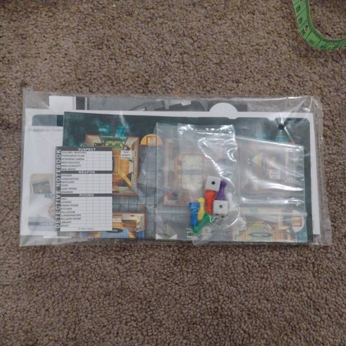 Cluedo Parker Games To Go Travel Version 2005 Opened Sealed Contents Hasbro - Picture 2 of 3