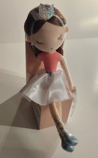 Aurora Little Lilly Floral Ballerina Girl Doll Plush Ragdoll 12" NWT