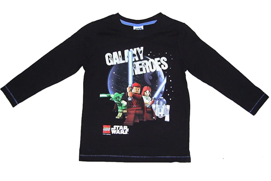 **GENUINE AUS LICENSED-Kids Boys Lego Star Wars Long Sleeve Tee Top-SALE - Image 2 of 2