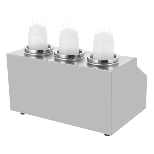 Calentador de salsa eléctrico Commerical de 3 botellas para calentar chocolate caliente 240 W - Imagen 12 de 14