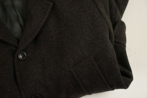 Men GUESS Coat Wool Brown Made in Yugoslavia 90's Vintage L UK/US42 EU52 VAR997 - Picture 8 of 10