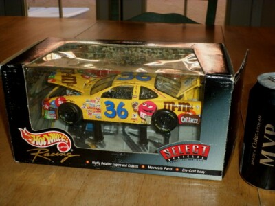 NASCAR ] (#36) M&M's STOCK CAR, DIE CAST METAL FACTORY BUILT