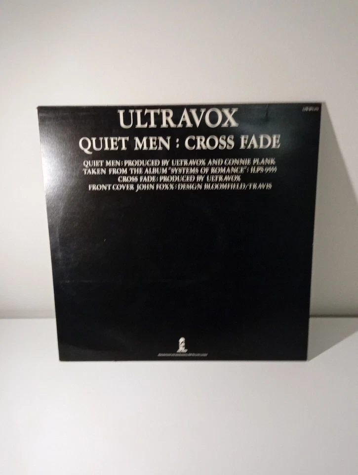 ULTRAVOX VINYL 12”SINGLE - QUIET MEN **WHITE VINYL** Foto 2 de 4