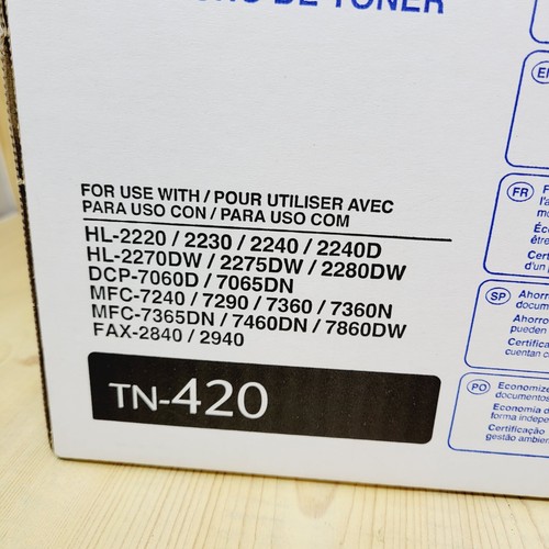 NEW SEALED Genuine Brother TN420 Standard-Yield Black Toner Cartridge - Picture 4 of 9