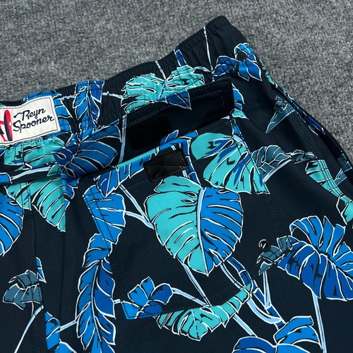 Reyn Spooner Mens Swim Trunks Large Blue Kainapu 7" Hawaiian Pockets Lined UV - Picture 11 of 15