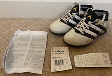 Boys Adidas Football Trainers Astroturf 3G ACE 16.3 Primemesh UK Size 11 White