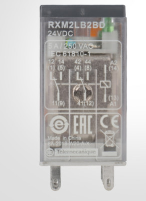 1PC Small Relay RXM2LB2BD DC24V 5A NEW