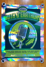 eTown 2021 30th B'earthday Holographic Poster Bob Weir, Lyle Lovett, Los Lobos++