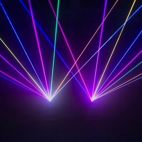 3W Full color Animation RGB Laser Projector ILDA Sound AUTO DMX DJ Stage Light - Picture 9 of 16