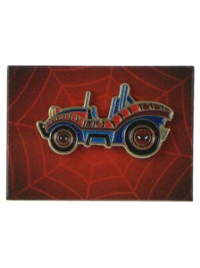 Spider-Man Spider-Mobile Buggy Mondo Enamel Pin MondoCon Exclusive Tom Whalen
