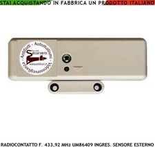 SINTAPRADIO CONTATTO RADIO ALLARME TAPPARELLE ANTIFURTO WIRELESS DA FILO A RADIO