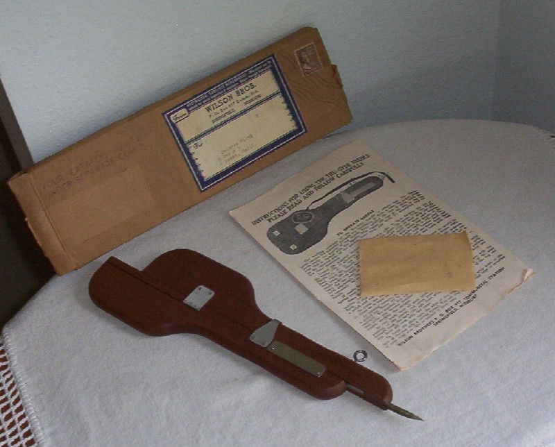 Vintage Tru-Gyde Wilson Brothers Needle Original Mailer Extra Needle