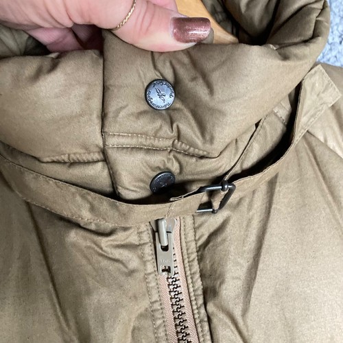 Down Puffer Jacket Mens L Tan Khaki A1 Adventure Gear Alpine Spy Water Fowl Coat - Picture 3 of 16