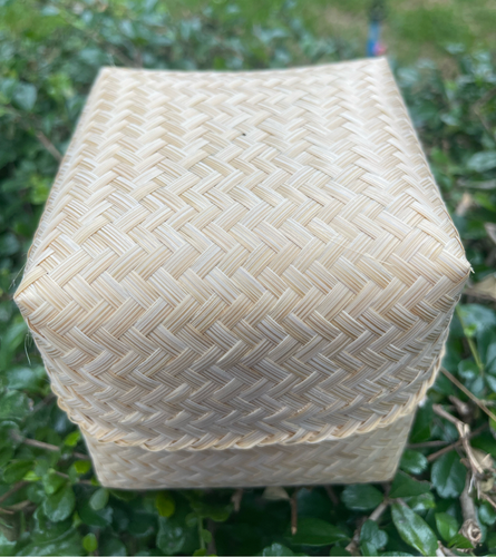 Vintage Thai Handicraft Cooker Bamboo Basket & Lid Steamer Sticky Rice Dim Sum - Picture 23 of 84