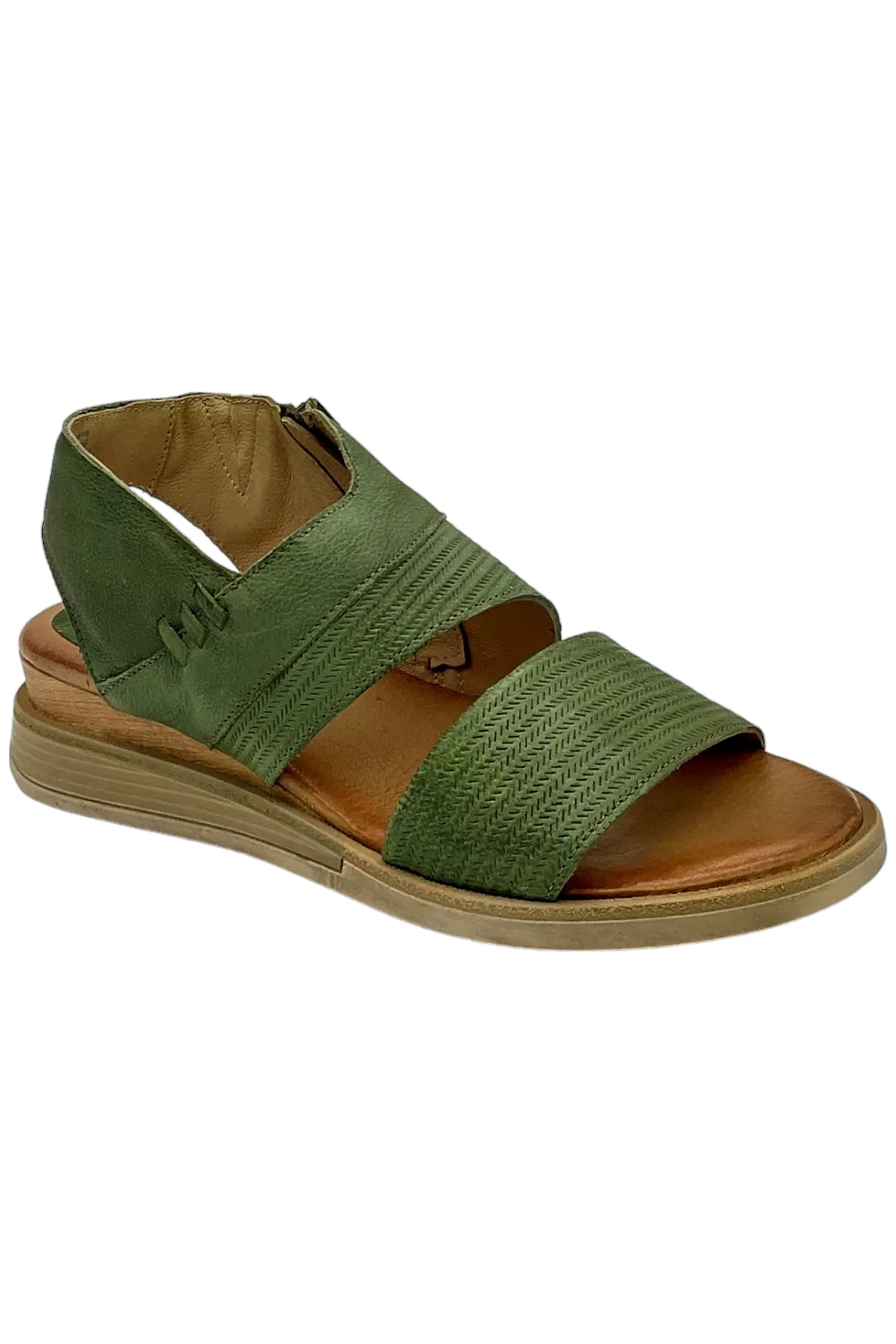 Miz Mooz Wide Width Leather Sandals Cece Aloe