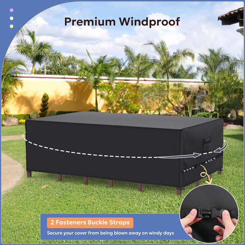 Patio Furniture Covers, Outdoor Furniture Covers Waterproof, Tear-Resistant Pat - Picture 4 of 12