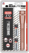 Mag-Lite Mini Maglite LED 2AA Pro 6.38" Rose Flashlight 55469