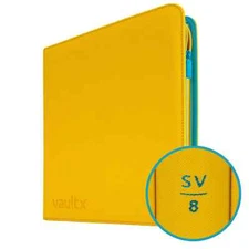 Vault X SV8 Surging Sparks First Edition 12 Pocket Zip Binder Vaultx Pokemon