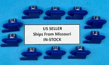 (Pack of 10) Interior Trim & Garnish Moulding Retainers for GM 11611623 BLUE