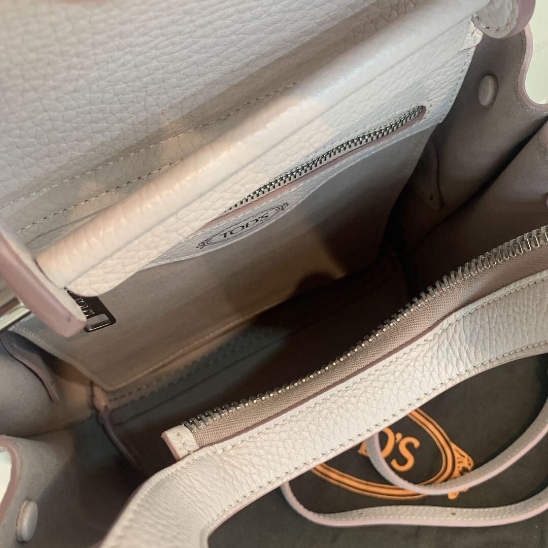 TOD'S Wave Mini Backpack 3WAY Light Pink From Japan TOD'S Wave Mini Backpack 3WAY Light Pink From Japan
