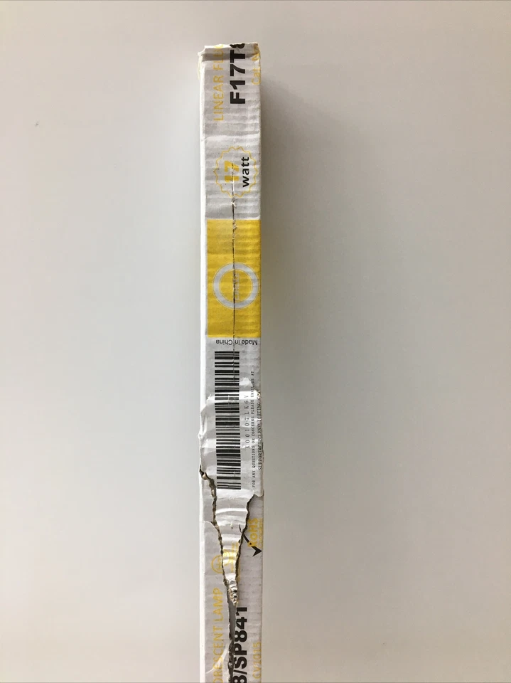 F17T8/SP841 17-Watt T8 Linear Fluorescent Light Bulb Medium Bi Pin 24” 4100K 6pk - Image 2 of 4