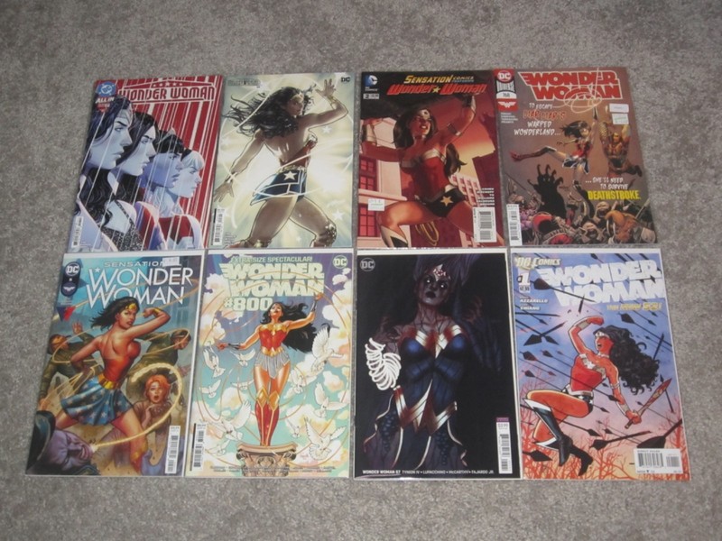 HUGE LOT OF 40 COMICS F/ WONDER WOMAN - ONGOING/MINI-SERIES CAMEOS ETC DC VF/NM