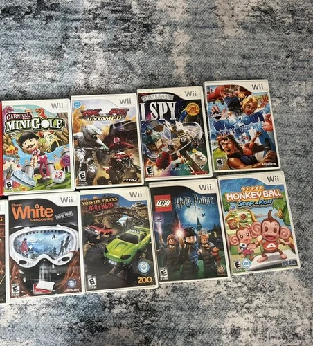 Lot Of 8 wii games please see pictures