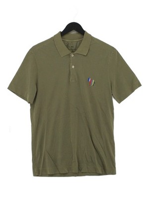 Paul Smith Men's Polo XS Green 100% Cotton Basic New with tags