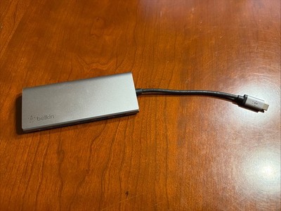 Belkin F4U092 USB-C a HDMI SD Reader Network Multimedia Hub Port 6-in-1