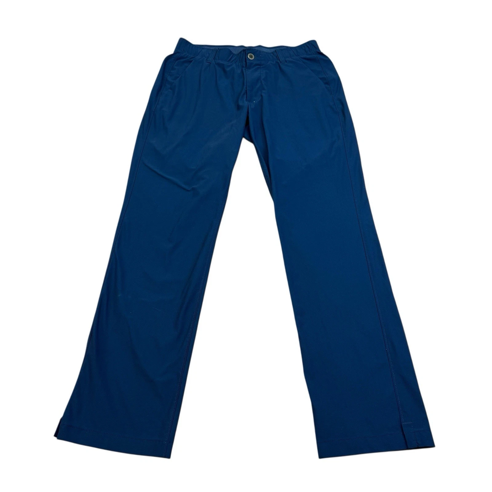 Under Armour Mens Golf Pants 34x32 Blue Stretch Performance Lightweight UA