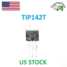 10Pcs TIP142T Darlington Transistor NPN 100V 10A 125W 10A TO-220 TIP142 ST USA