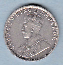 1936 British India King George V 1/4 Rupee nice Condition silver coin