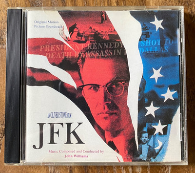 JFK Original Soundtrack Score CD John Williams Oliver Stone Mint Disc VG+