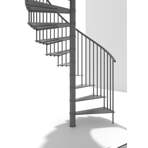 Minka Spindeltreppe Portofino 42-300,3cm Geschosshöhe Wendeltreppe Treppe Metall - Bild 18 von 36