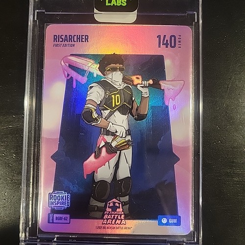 2025 Bo Jackson Battle Arena Alpha Update Risarcher Bubble Gum Battle Foil NM