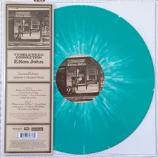 Elton John LP - Tumbleweed Connection. Ltd Edition Green Splatter Vinyl. NEW.