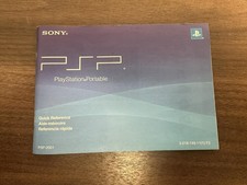 Sony PSP PlayStation Portable Quick Reference Guide Very Good 9E