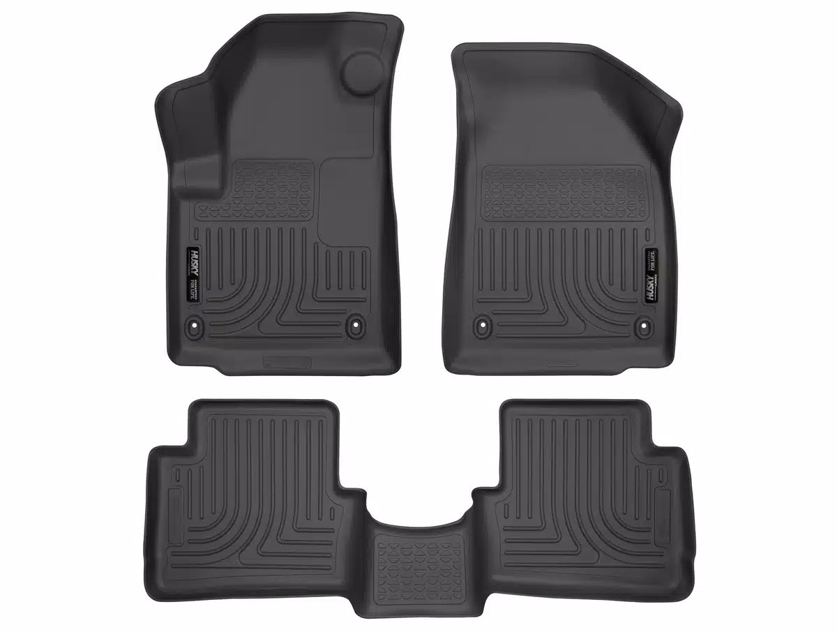WeatherBeater Front & Second Seat Floor Liners-3 Piece Fits 13-16 Dodge Dart