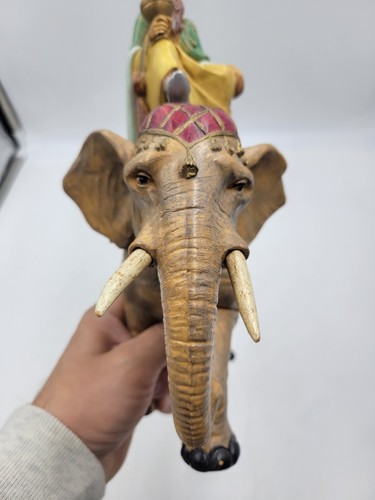 Fontanini 2000 Depose Italy 12" Nativity King Gasper on Elephant Figurine #369 - Picture 8 of 13