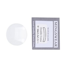 1Pc 34*3.2*1.5mm Double Domed Mineral Watch Crystal 30mm Diameter Concave Glass-