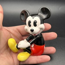 Vintage Walt Disney Mickey Mouse Figurine Made in Japan Porcelain Ornament Retro