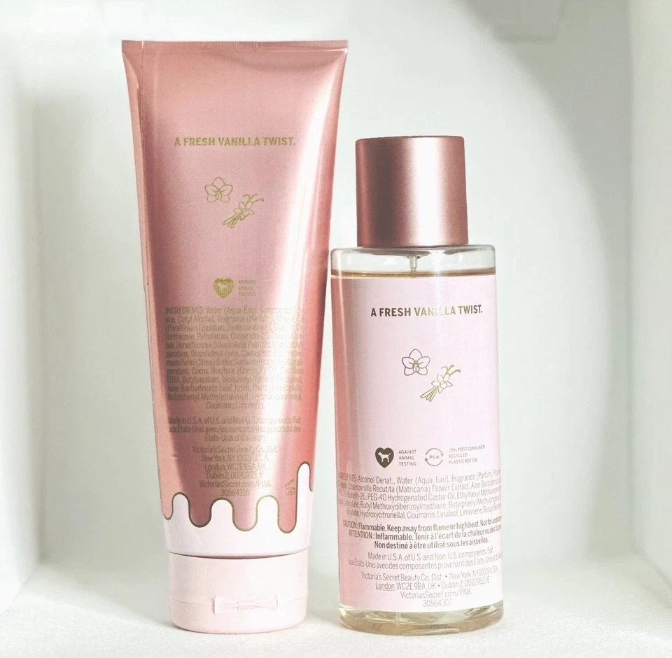 Victoria's Secret Fresh Vanilla Mist & Lotion Set - ¡Nuevo, Original! Foto 4 de 4