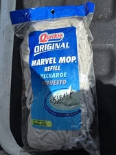 New Quickie Marvel Mop Refill #0324 Absorbent Cotton Blend Yarn NOS Replacement