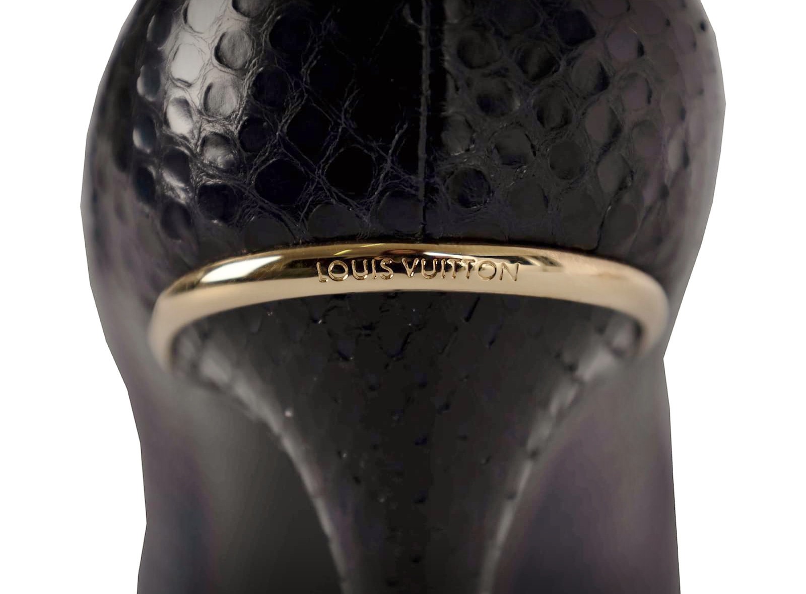 LOUIS VUITTON - real PYTHON Eyeline classic pumps… - image 4