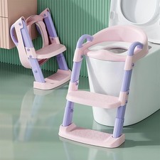 Potty Training Toilet Seat For Boys Girls, Toddler Toilet Seat With Step Stool L