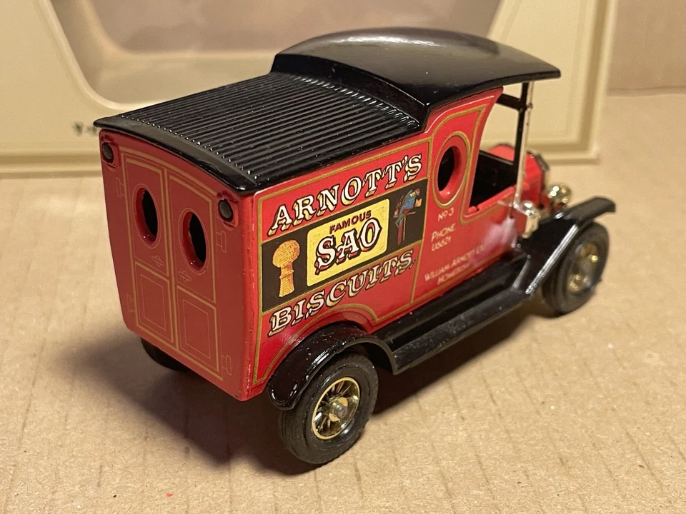 Matchbox Models of Yesteryear Y-12 Model T Arnott's Biscuits, Dach glänzend, OVP - Bild 2 von 4