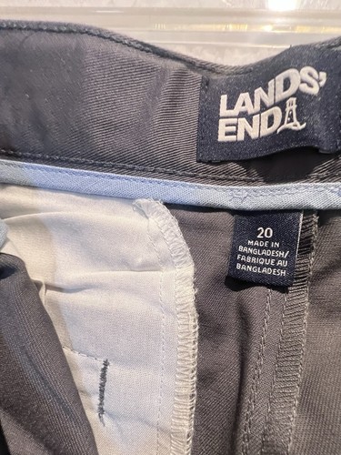 Lands End Boys Grey Uniform Shorts Size 20 - Picture 8 of 10