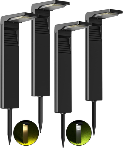 Luci Solari Da Esterno IP65 Faretti Solari per Esterni 32 LED Con 2 Modalità Di - Foto 12 di 12