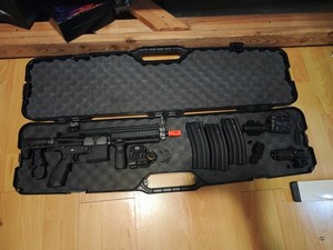 RARE Airsoft Umarex HK416C GBB with 3x magnifier and 3 mags *Never In Field*