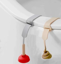 Silicone Toilet Seat Lid Lifter - Avoid Touching Handle, No-Contact Pad for